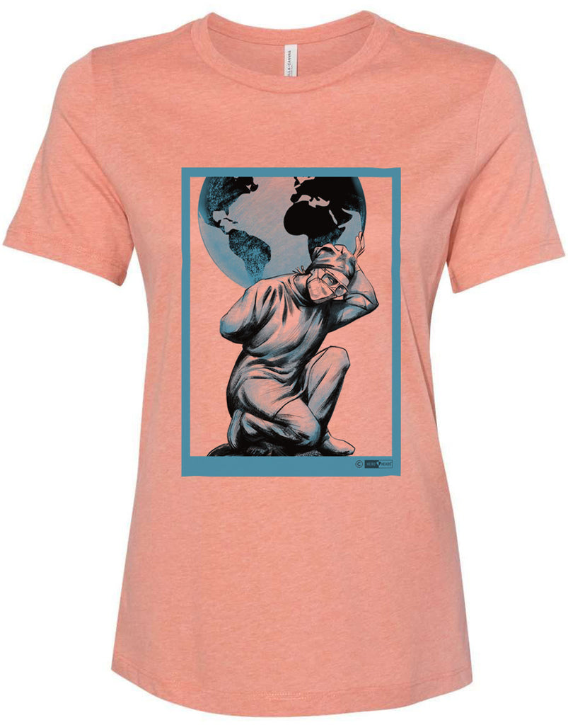 Frontline Heroes- Women's Relaxed Crewneck Tee