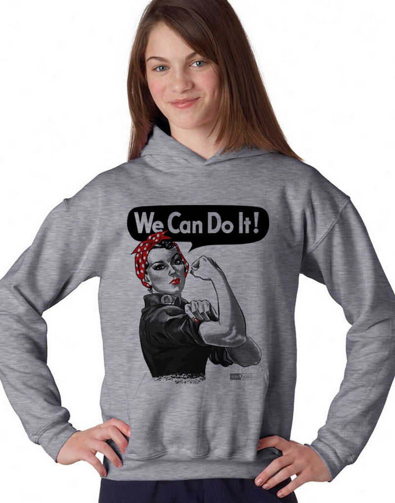 Rosie the Riveter - Unisex Hooded Sweatshirt
