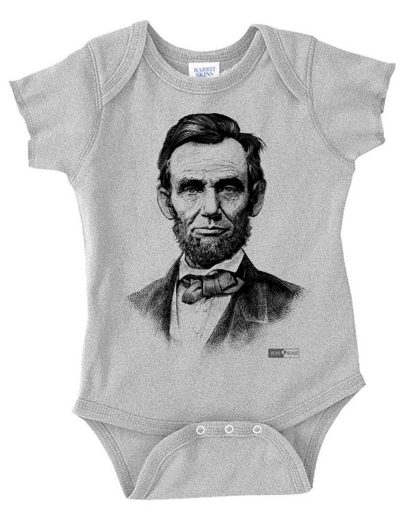 Abraham Lincoln - Unisex Baby Onesie