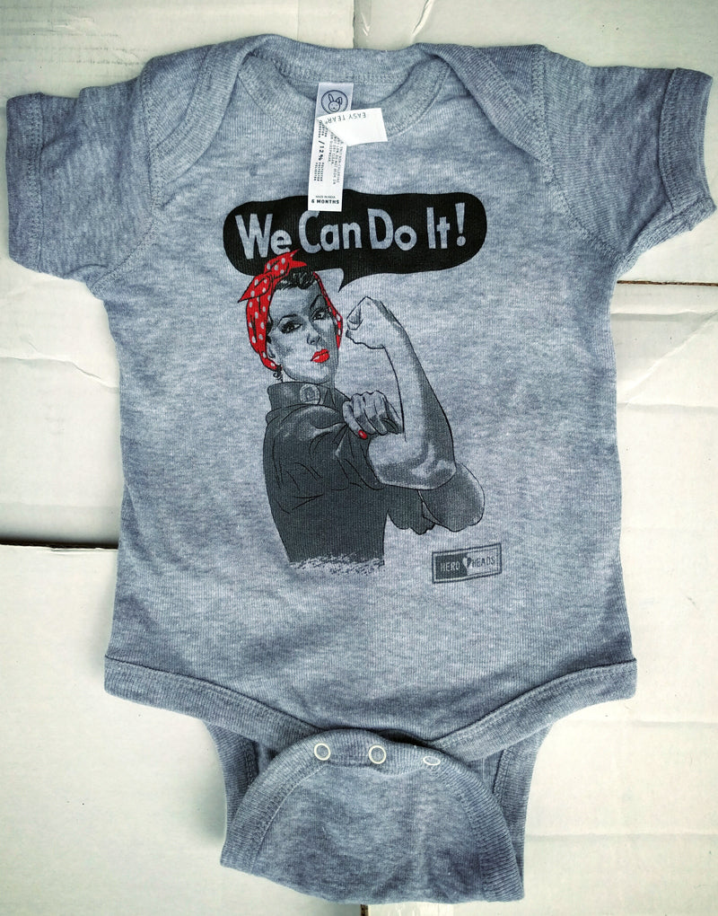 Rosie the Riveter- Unisex Baby Onesies