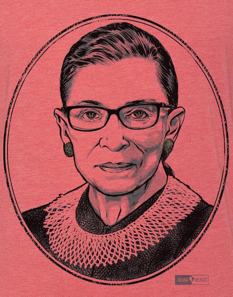 RBG - Women's Relaxed V-Neck Tee