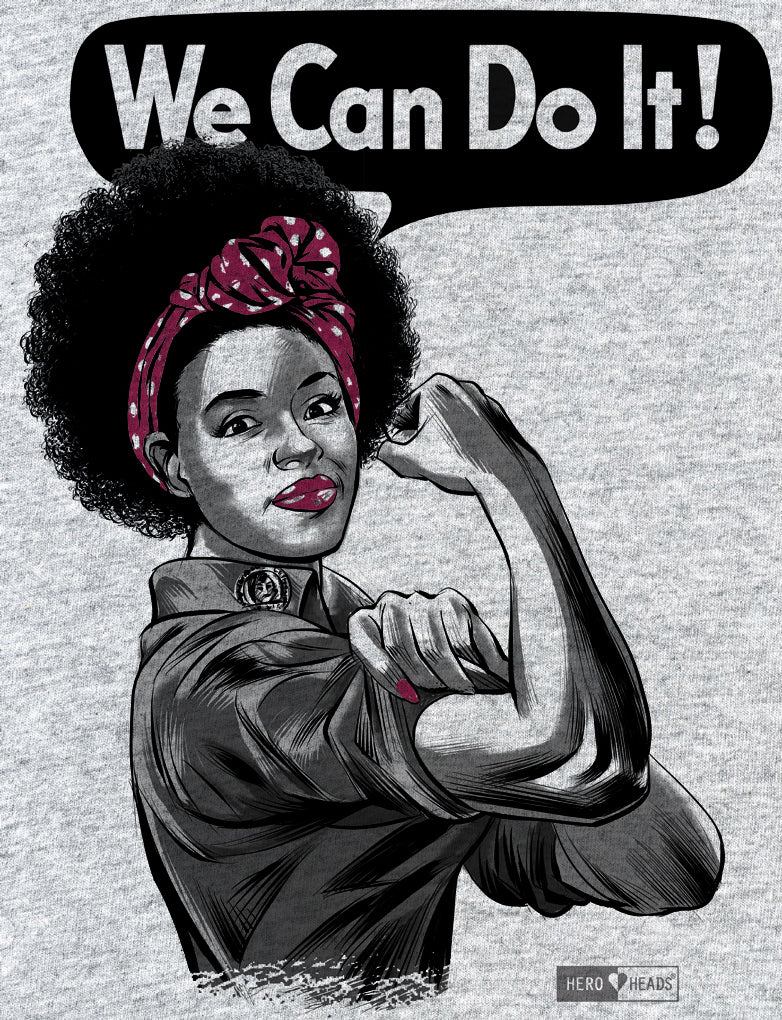 Rosie the Riveter - African American - Unisex Crew Tee