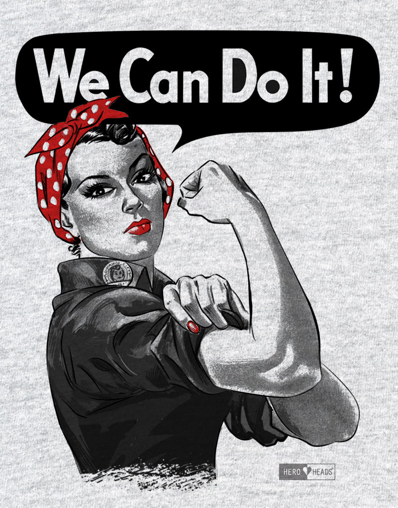 Rosie the Riveter - Unisex Adult 3/4 Baseball Tee